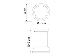 Стакан для зубных щеток Wasserkraft Isar K-2328