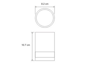 Стакан для зубных щеток Wasserkraft Inn K-4328 