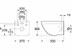 Унитаз подвесной  Gustavsberg Artic GB114330201231 