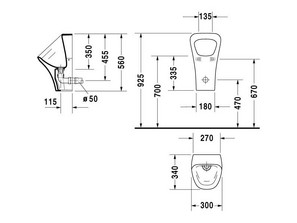 Писсуар Duravit Durastyle 2808300000