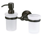Держатель стакана и дозатора Wasserkraft  Isar К-7389