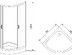 Душевой шторка с низким поддономTimo TL-9001 fabric glass 