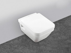 Унитаз подвесной Villeroy&Boch Architectura 5685HR01 alpin безободковый с крышкой