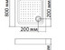 Душевой поддон BandHours Square 88-Tray 80*80
