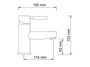 Смеситель для раковины Wasserkraft  Main 4103