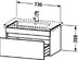 Мебель для ванной Duravit Durastyle 73х40