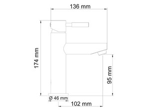 Смеситель для раковины Wasserkraft Main 4104