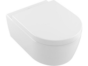 Унитаз подвесной Villeroy & Boch Avento 5656HR01 alpin, безободковый