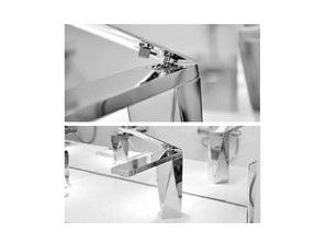 Смеситель для раковины BRAVAT DIAMOND 118102G-1-RUS хром, золото