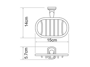 Мыльница решетка Wasserkraft Oder K-3069