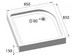 Душевой поддон BelBagno Tray-BB-A 85*85