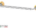 Держатель полотенца 40 см 3SC Stilmar Chrome/Gold STI 112