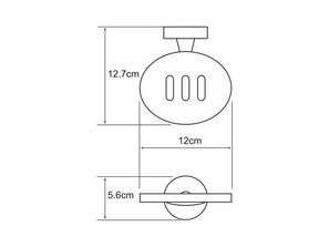 Мыльница решетка Wasserkraft Isen К-4069
