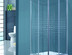 Душевой шторка с низким поддономTimo TL-8002 romb glass