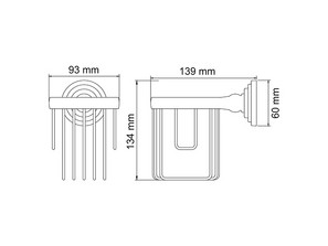   Держатель освежителя Wasserkraft  Isar К-7345
