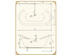 Ванна чугунная  Magliezza Julietta 183x78 ножки белые