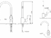 Смеситель для кухни BRAVAT Eler  F7191238CP