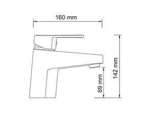 Смеситель для раковины Wasserkraft Donau 5303