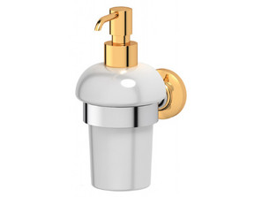 Держатель с емкостью для жидкого мыла 3SC Stilmar Chrome/Gold STI 105