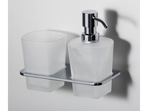 Держатель стакана и дозатора Wasserkraft Leine К-5089