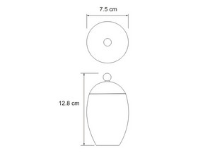 Косметическая емкость Wasserkraft  Ruwer K-6779