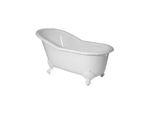 Ванна чугунная  Magliezza  Gracia 170x76 ножки белые