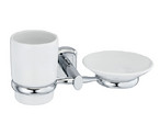 Держатель стакана и мыльницы Wasserkraft Oder K-3026C