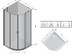 Душевой уголок RAVAK Chrome CSKK4 90*90