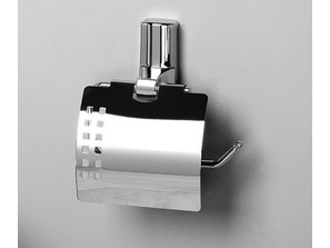 Держатель туалетной бумаги с крышкой Wasserkraft Leine К-5025