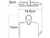 Держатель туалетной бумаги с крышкой Wasserkraft Main K-9225