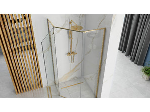Душевой уголок REA DIAMOND 90*90 GOLD REA-K4904