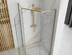 Душевой уголок REA DIAMOND 90*90 GOLD REA-K4904