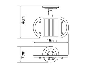 Мыльница решетка Wasserkraft Rhein K-6269