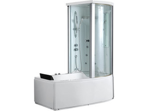 Ванна акриловая комбинированная  GEMY G8040 B R (ванна + душевая кабина)