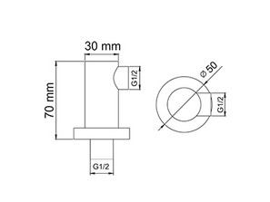 Шланговое подключение  Wasserkraft  A021