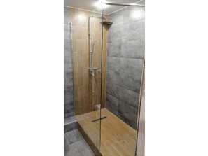 Душевая стенка Oporto Shower  OS12P 120x190 см стекло прозрачное 8 мм OportoShower