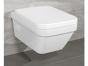 Унитаз подвесной Villeroy&Boch Architectura 5685HR01 alpin безободковый с крышкой
