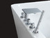 Свободностоящая акриловая ванна BelBagno BB19-BIA/NERO-BIA г/м