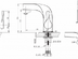 Смеситель для раковины BRAVAT WAVE F174108C