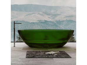 Прозрачная ванна ABBER Kristall AT9702Emerald зеленая