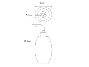 Дозатор для жидкого мыла Wasserkraft  Werra K-8299