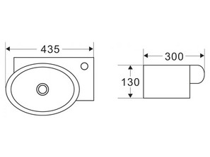 Раковина накладная BelBagno BB1060