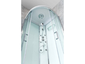 Душевая кабина с низким поддоном BelBagno UNO-CAB-R-2-TOP 90*90