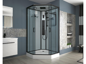 Душевая кабина  с низким поддоном Niagara  Premium NG-6901-01GD BLACK