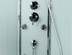 Душевая кабина с низким поддоном BelBagno UNO-CAB-R-2 90*90
