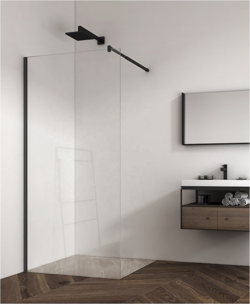 Душевая стенка Oporto Shower 801B 120x190 см стекло прозрачное 8 мм 