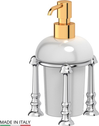 Емкость для жидкого мыла настольная 3SC Stilmar Un Chrome/Gold STI 129