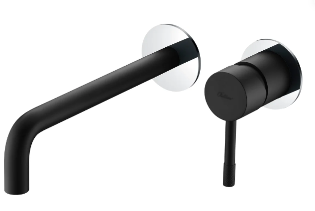 Смеситель для раковины Boheme Uno 465-BCR С ВНУТРЕННЕЙ ЧАСТЬЮ black chrome