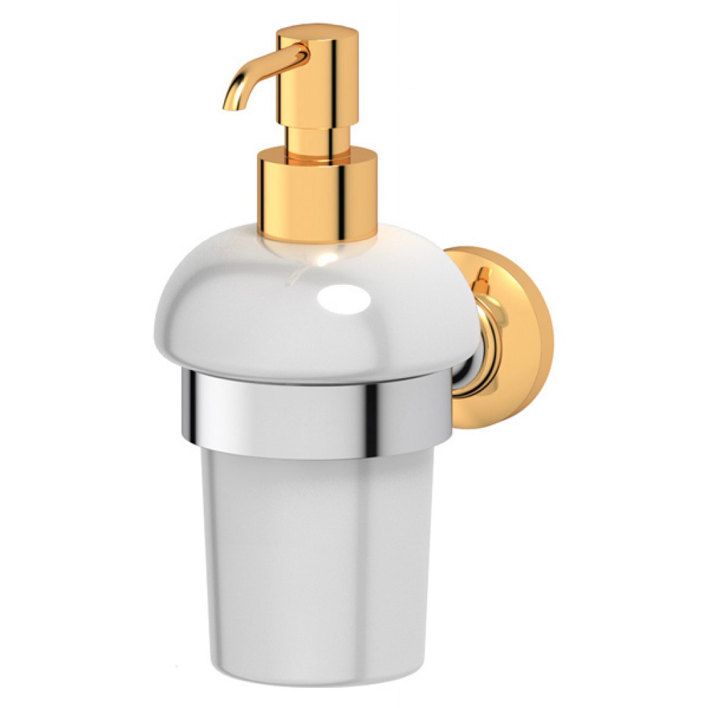Держатель с емкостью для жидкого мыла 3SC Stilmar Chrome/Gold STI 105
